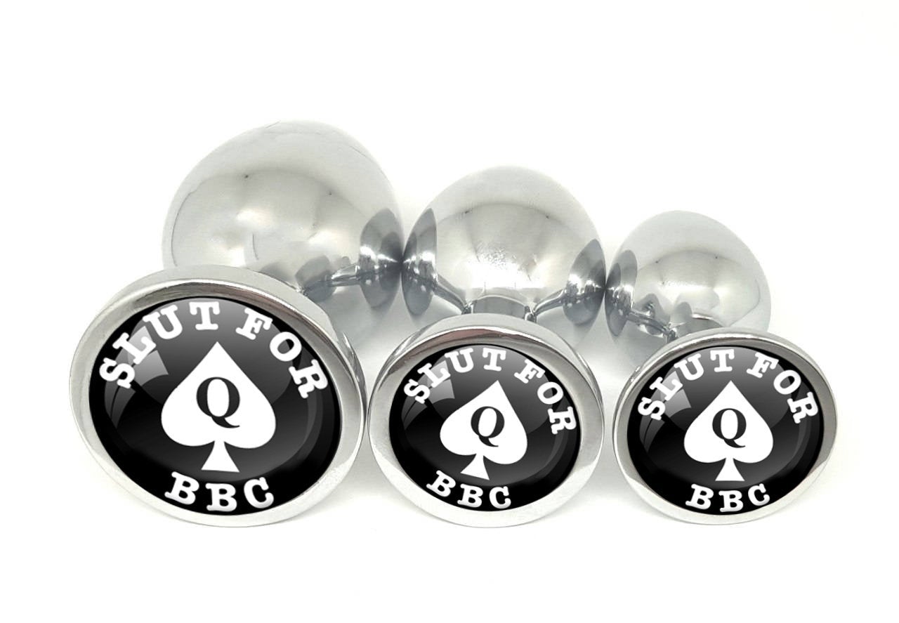 Slut for BBC Black Butt Plug Plug Emporium Slut for BBC Black Butt Plug Plug Emporium