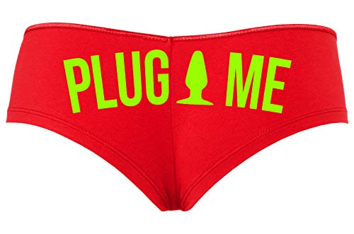 Knaughty Knickers Anal Plug Me Funny Cute Sexy Boyshort Daddys Butt Slut