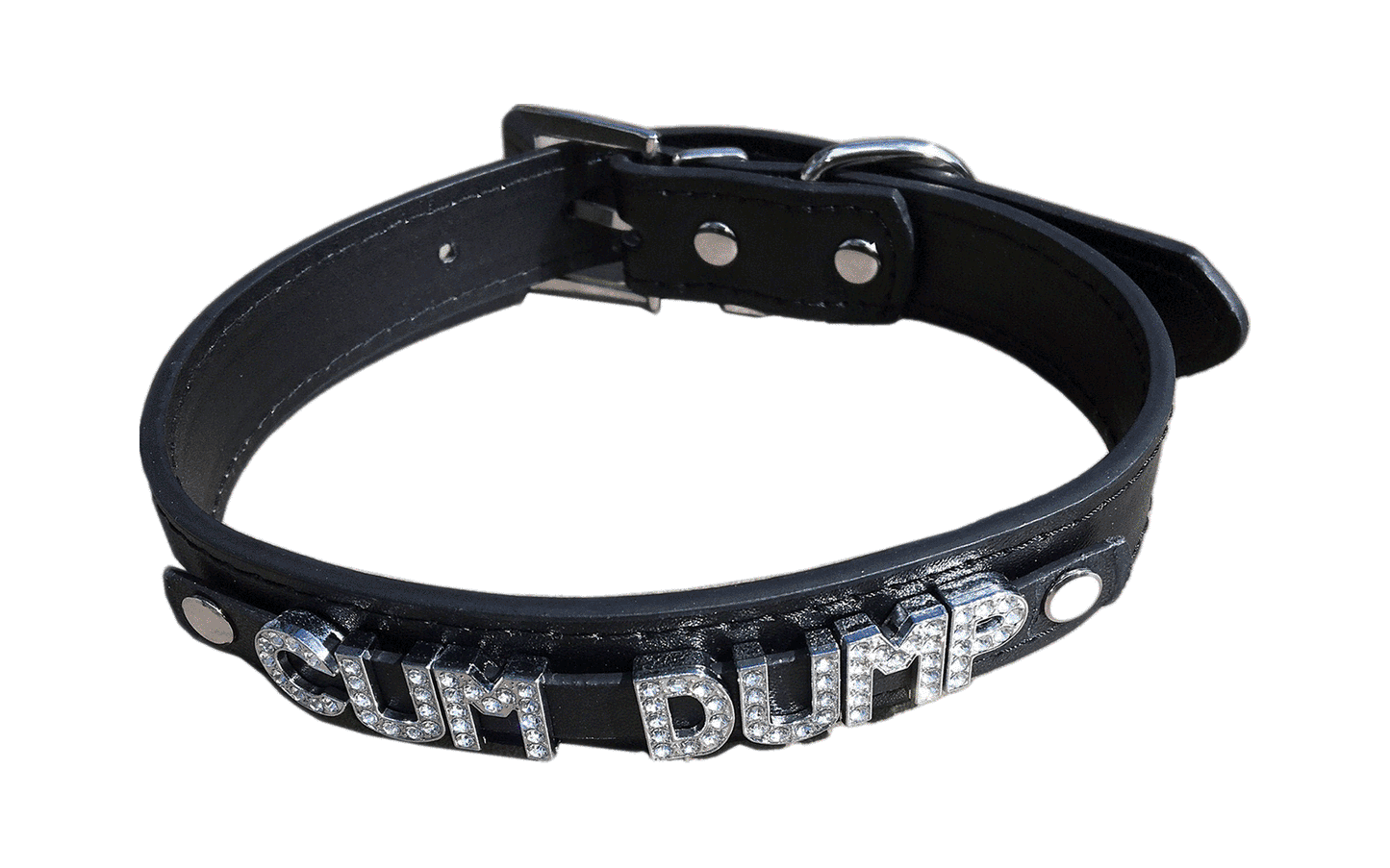 Cum Dump • Rhinestone Collar • Choose Your Color