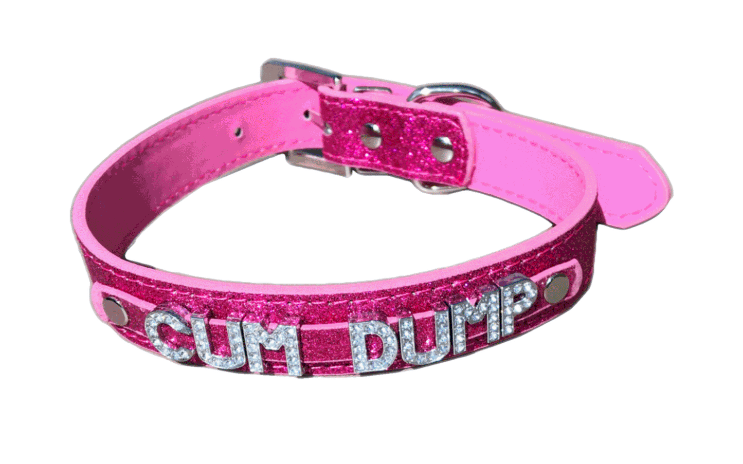 Cum Dump • Rhinestone Collar • Choose Your Color