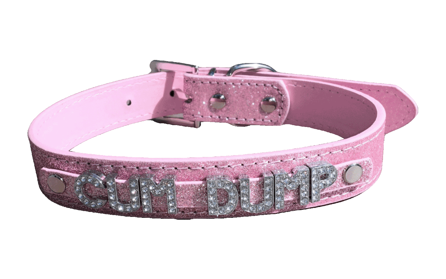 Cum Dump • Rhinestone Collar • Choose Your Color