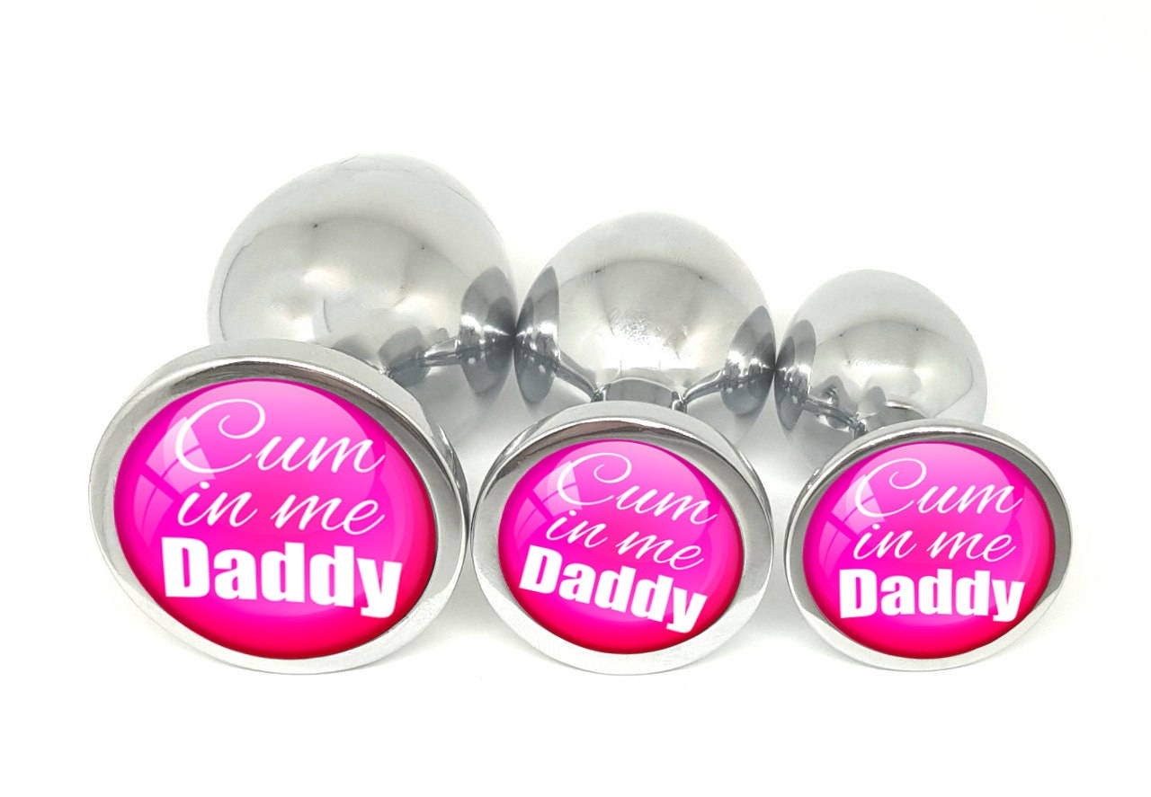 Cum in Me Daddy Pink Butt Plug Plug Emporium Cum in Me Daddy Pink Butt Plug Plug Emporium