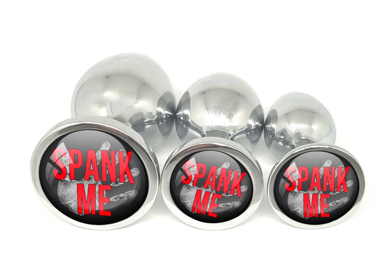 SPANK ME - Butt Plug in 3 sizes - ddlg BDSM hotwife hot wife shared vi Plug Emporium SPANK ME - Butt Plug in 3 sizes - ddlg BDSM hotwife hot wife shared vi Plug Emporium