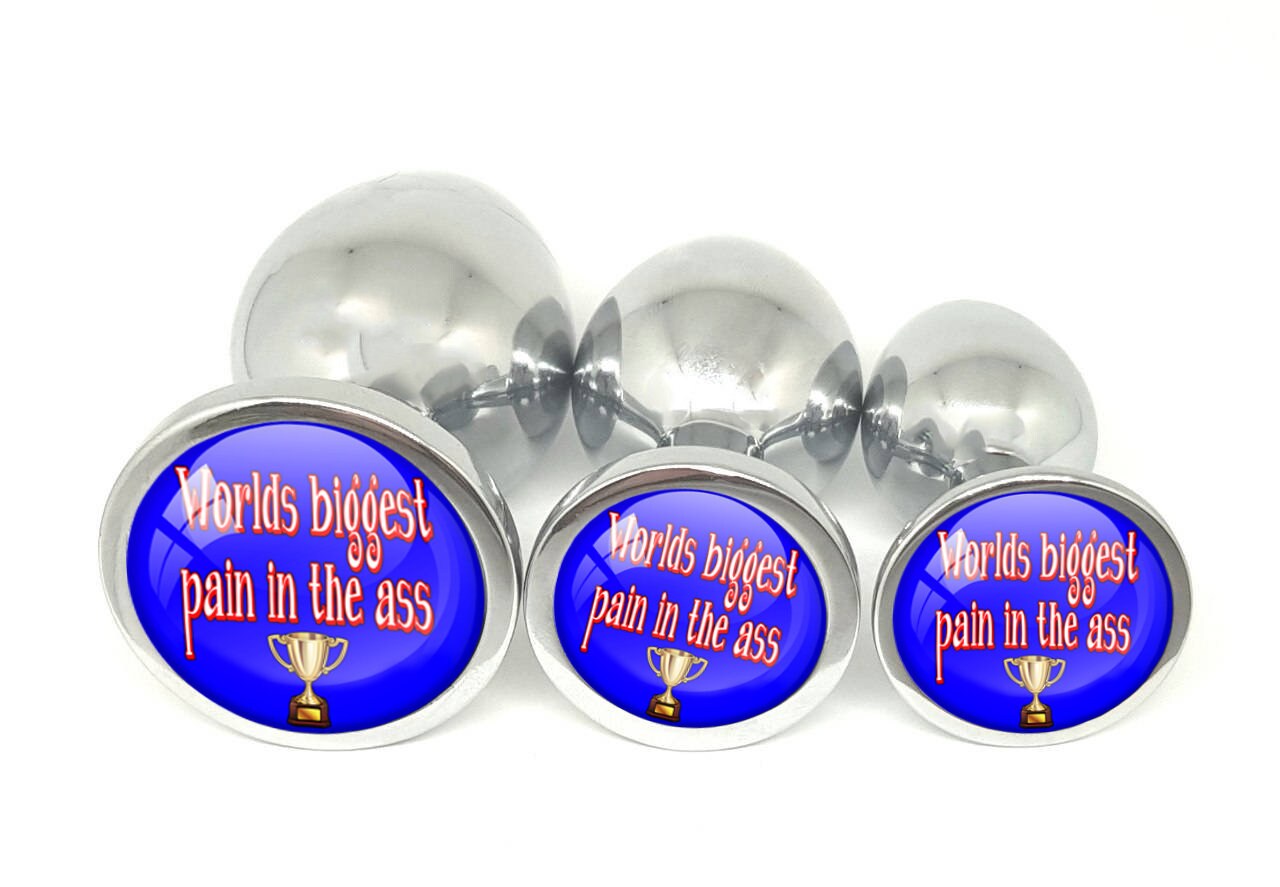 WORLDS BIGGEST PAIN in the Ass Butt Plug in 3 sizes great gag fift off Plug Emporium WORLDS BIGGEST PAIN in the Ass Butt Plug in 3 sizes great gag fift off Plug Emporium