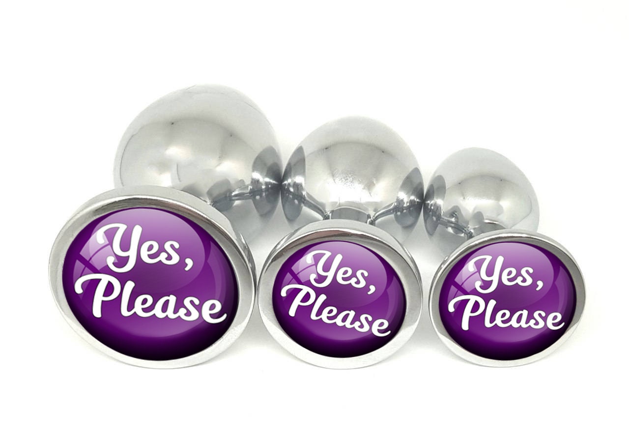 Yes Please Purple Butt Plug Plug Emporium Yes Please Purple Butt Plug Plug Emporium
