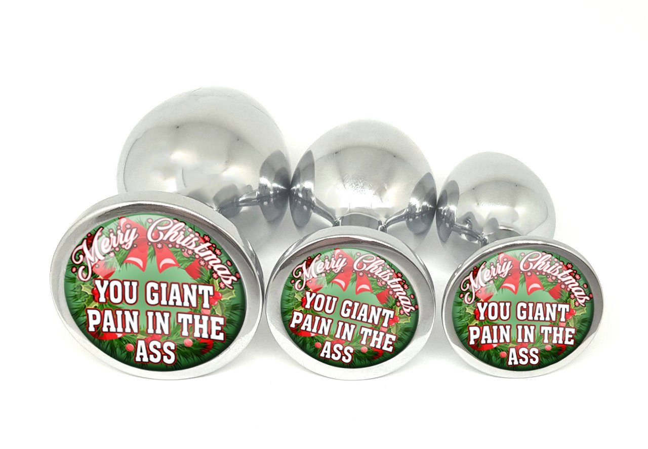 Merry Christmas Gag Gift Butt Plug Plug Emporium Merry Christmas Gag Gift Butt Plug Plug Emporium