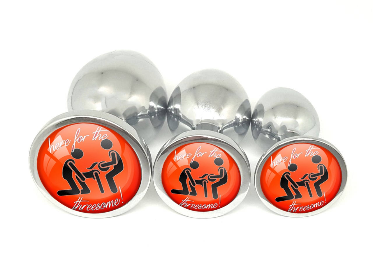 Here for the Threesome Red Butt Plug Plug Emporium Here for the Threesome Red Butt Plug Plug Emporium