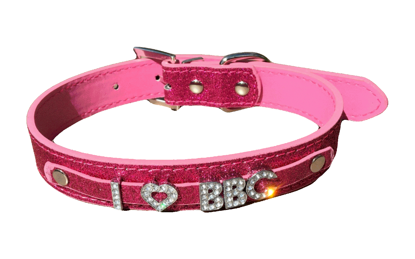 I 🖤 BBC• Rhinestone Collar • Choose Your Color