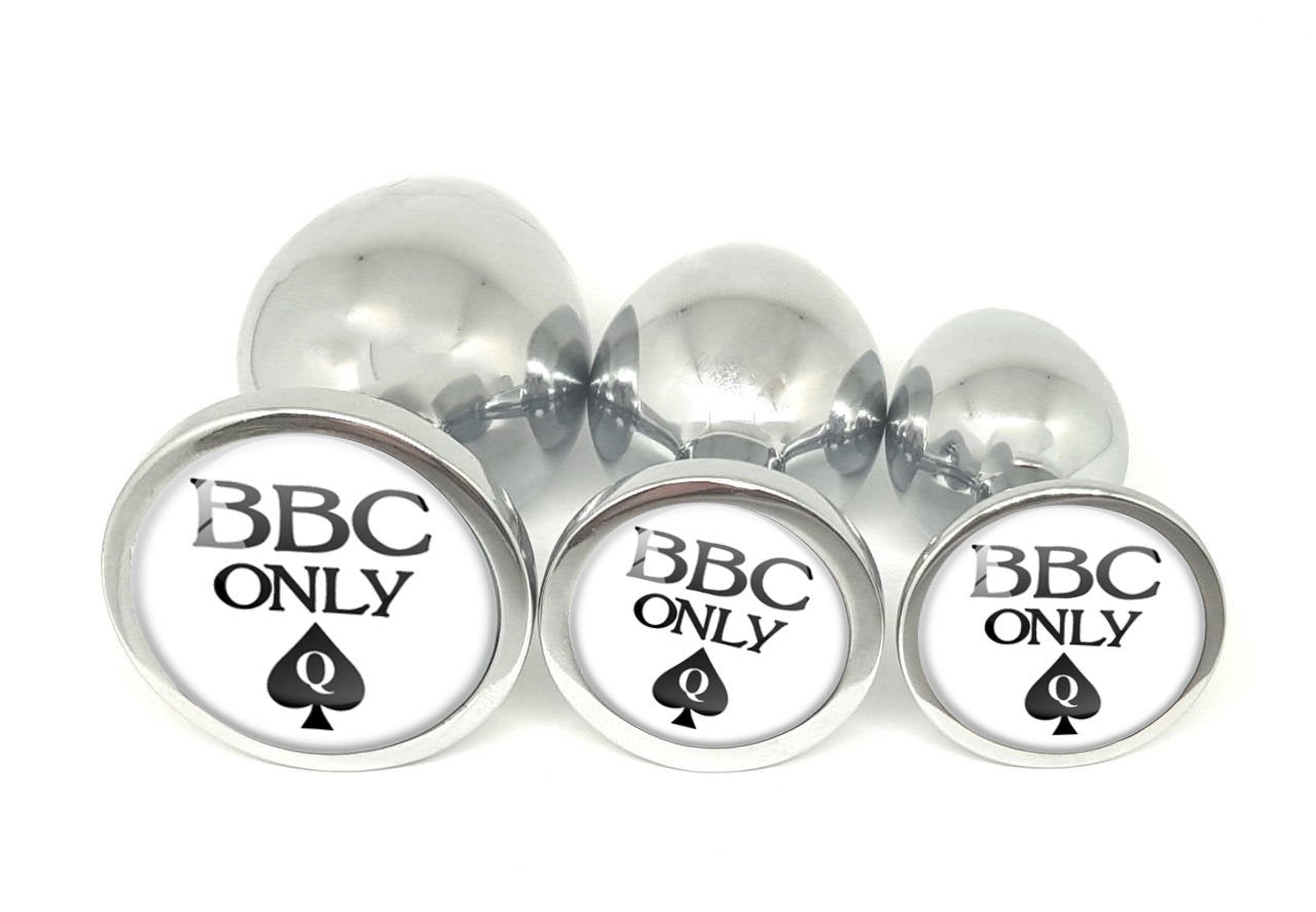 White - BBC Only - Butt Plug - Queen of Spades