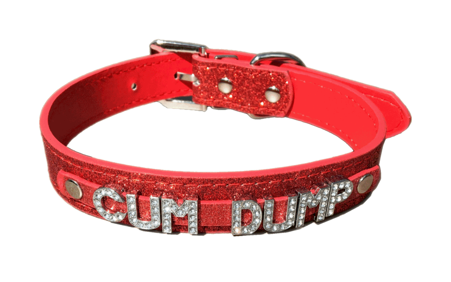 Cum Dump • Rhinestone Collar • Choose Your Color