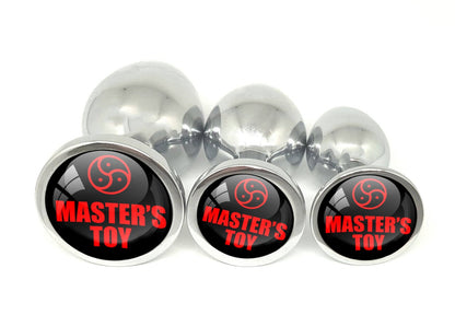 Masters Toy and BDSM Logo Butt Plug