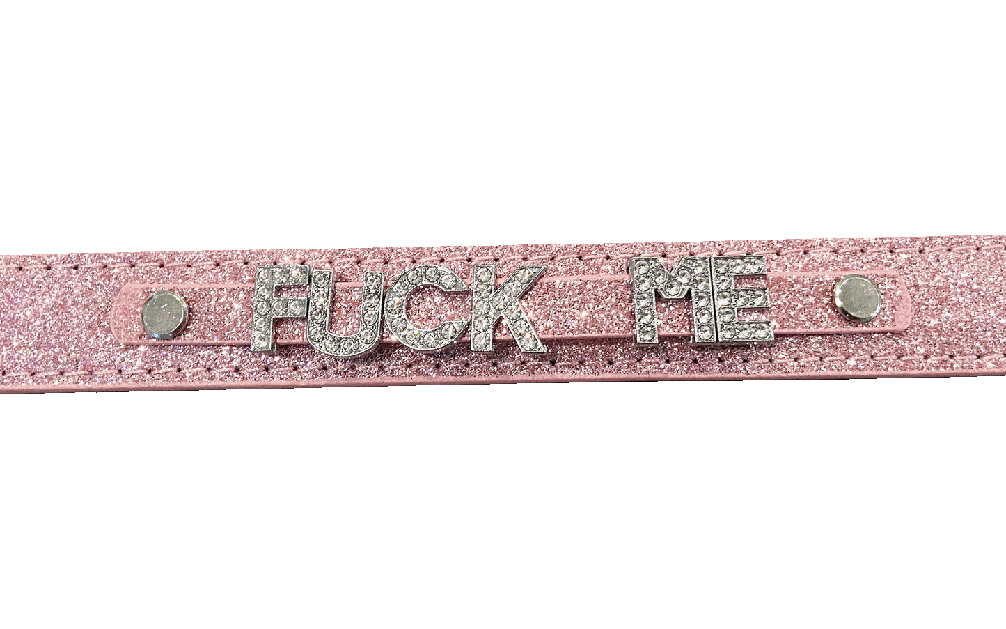 Fuck Me • Rhinestone Collar • Choose Your Color