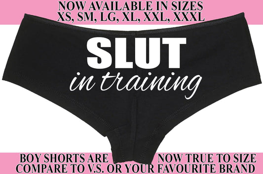 SLUT IN TRAINING owned slave boy short panty Panties boyshort color choices sexy funny rude collar collared neko pet play Kitten cgl Daddy's