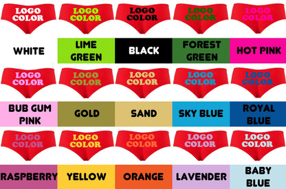 Butt Slut • Red Boyshorts • Choose Your Color Text