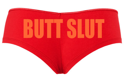 Butt Slut • Red Boyshorts • Choose Your Color Text