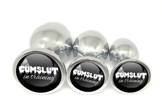 Cumslut In Training • Black • Butt Plug