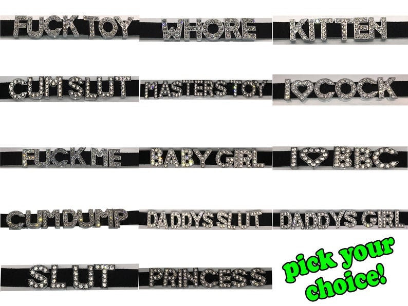 Rhinestone Choker Necklace  • Choose Design
