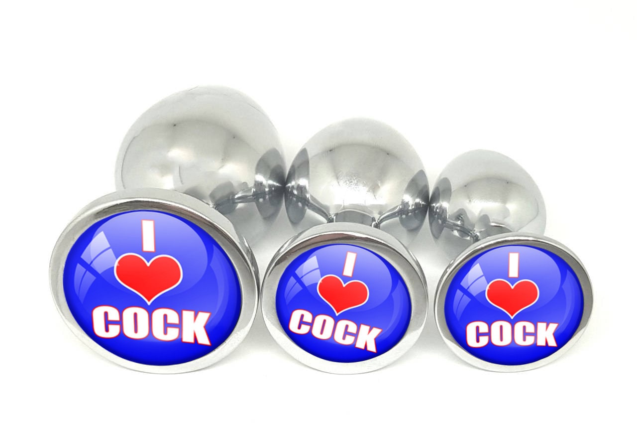 I ❤️ Cock • Blue • Butt Plug