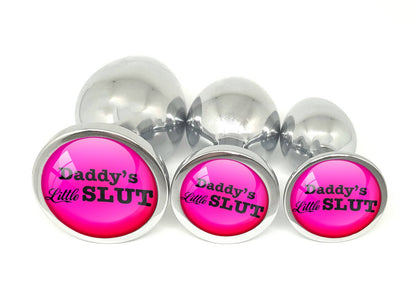 Daddy's Little Slut • Hot Pink • Butt Plug