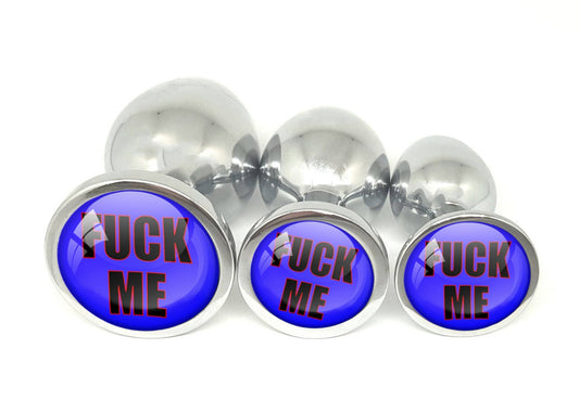 Fuck Me • Blue • Butt Plug