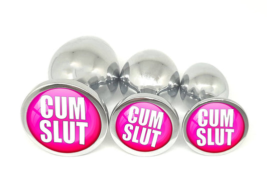 Cumslut • Hot Pink • Butt Plug