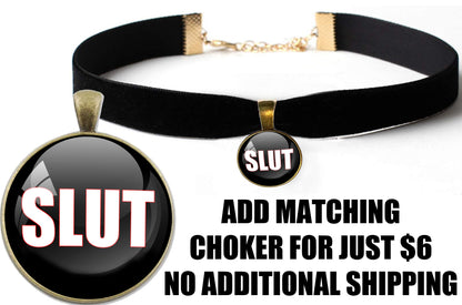 SLUT Anal Plug Butt Plug 3 sizes BDSM Vixen Sissy Cuckold Daddys Girl ddlg cglg Hotwife Hot Wife Lifestyle Shared Collared Bold whore